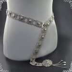 ceinture argentée femme