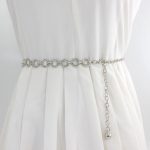 ceinture argentée femme