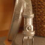ceinture argentée femme