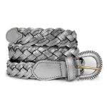 ceinture argentée femme