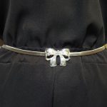 ceinture argentée femme