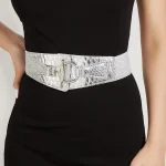 ceinture argentée femme