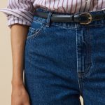 ceinture bleu marine femme