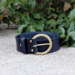 ceinture bleu marine femme