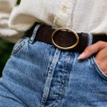 ceinture boucle dorée