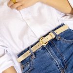 ceinture boucle dorée