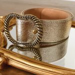 ceinture boucle dorée