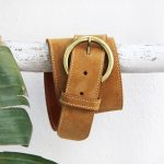 ceinture femme camel