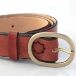 ceinture femme cuir marron