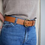 ceinture femme cuir marron