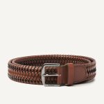 ceinture homme cognac