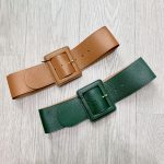ceinture large femme cuir